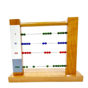 Montessori bead frame units tens hundreds thousands